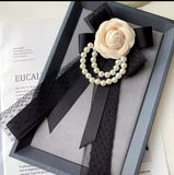 The "Old Money Heirloom" Cameilia Brooch Pin