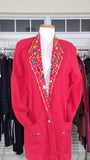 The "Juju Baby" Red Bling Vintage Blazer