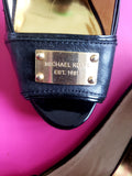 The "Such A Freakin' Lady" Leather Pumps W/ Gold Nameplate