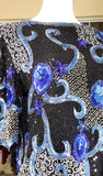 The "Ready Or Not" Blue Sequin Vintage Top