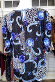 The "Ready Or Not" Blue Sequin Vintage Top